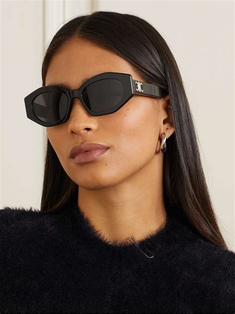 celine cat eye white|celine 56mm cat eye sunglasses.